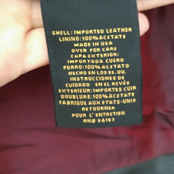 Cole Haan Leather Jacket - Picture 7 of 7